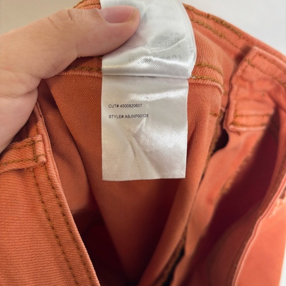 Billabong Free Fall High Rise Wide Leg Pant, Sz 27, Orange - Picture 11 of 11